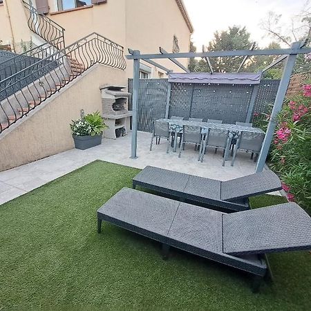La Villa Castel - Haut De Villa - Parkings- 3 Chambres - 8 Couchages - Jardin - Barbecue กาญเนอ-ซูร์-แมร์ ภายนอก รูปภาพ