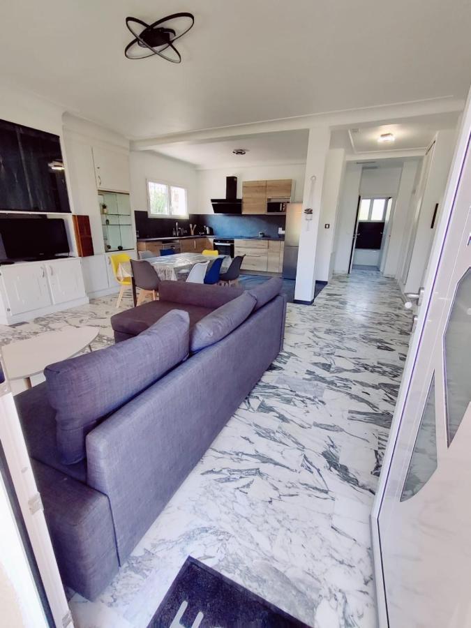 La Villa Castel - Haut De Villa - Parkings- 3 Chambres - 8 Couchages - Jardin - Barbecue กาญเนอ-ซูร์-แมร์ ภายนอก รูปภาพ