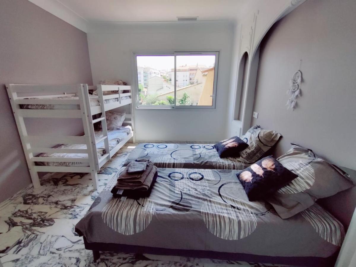 La Villa Castel - Haut De Villa - Parkings- 3 Chambres - 8 Couchages - Jardin - Barbecue กาญเนอ-ซูร์-แมร์ ภายนอก รูปภาพ